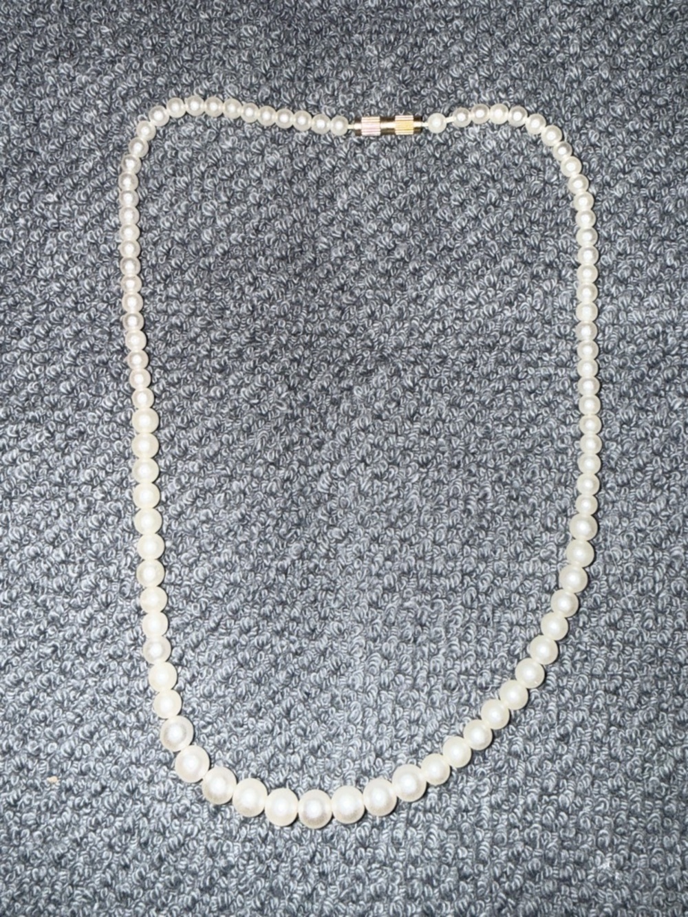 Child’s Classic White Faux Pearl Necklace